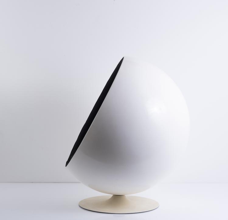 Bild 1 zu Objekt, 'Ball chair' chair, 1963-65, Adelta Oy, Helsinki, 145B 388