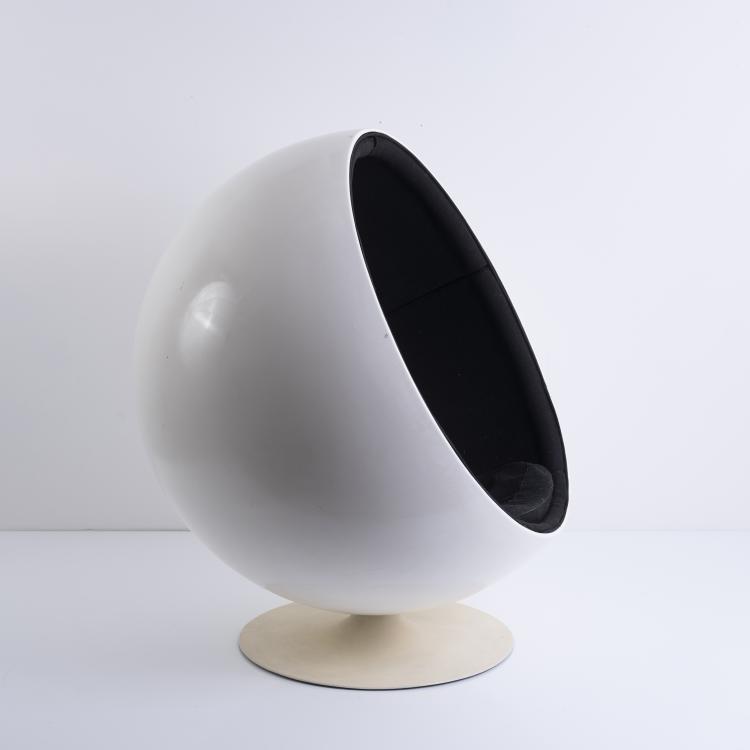 Bild 3 zu Objekt, 'Ball chair' chair, 1963-65, Adelta Oy, Helsinki, 145B 388