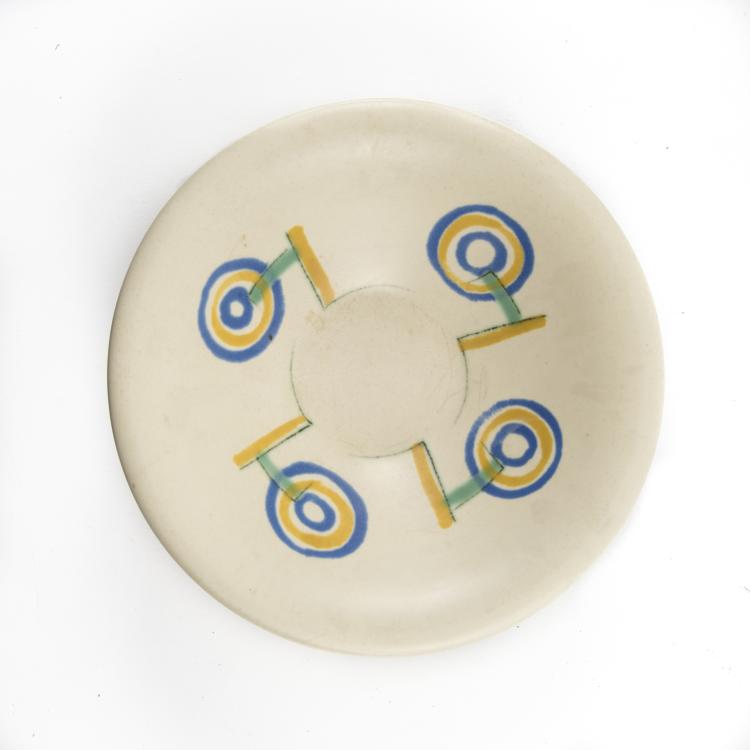 Bild 1 zu Objekt, Footed bowl, c. 1929, Margarete Heymann-Loebenstein, Hael-Werkst&auml;tten, Marwitz, 145A 49