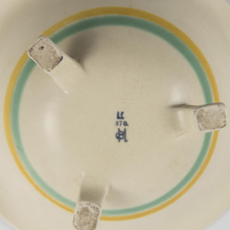 Bild 2 zu Objekt, Footed bowl, c. 1929, Margarete Heymann-Loebenstein, Hael-Werkst&auml;tten, Marwitz, 145A 49