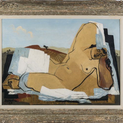 'Baigneuse dans un paysage' (auch 'Nu allongé'), 1925