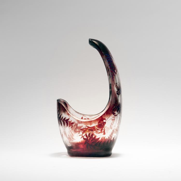 Bild 1 zu Objekt, Zierschale 'Sauterelle et Foug&egrave;res', 1894-95, Gall&eacute;, Emile, Nancy, 144B 151