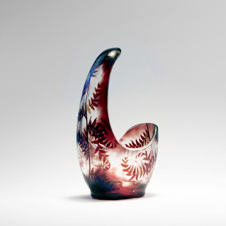 Bild 3 zu Objekt, Zierschale 'Sauterelle et Foug&egrave;res', 1894-95, Gall&eacute;, Emile, Nancy, 144B 151