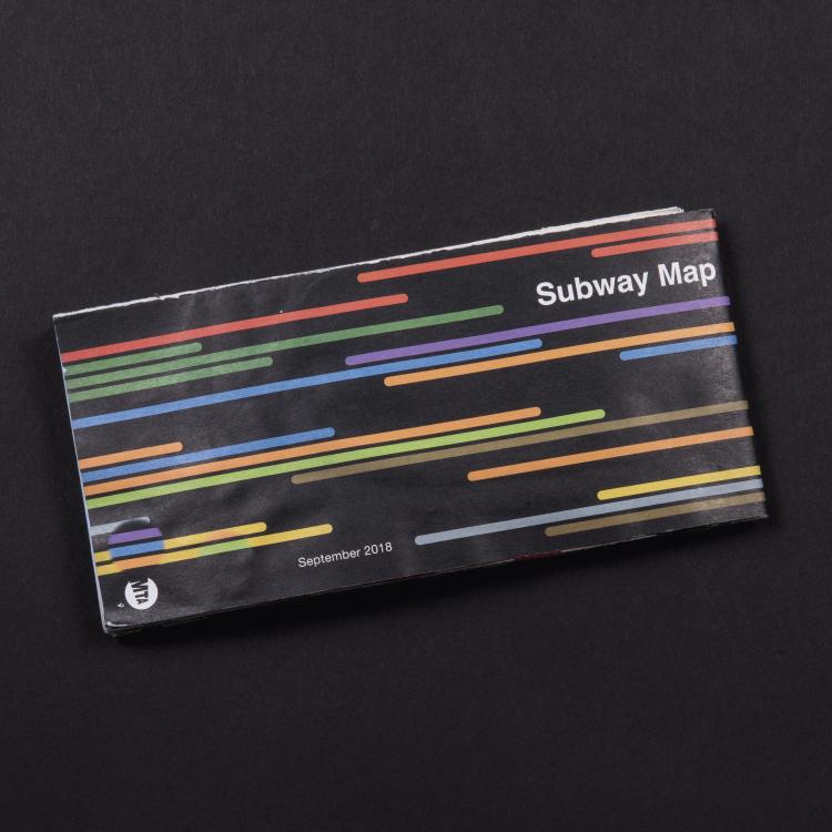 Bild 1 zu Objekt, 'Freiheitsstatue auf NYC Subway Map', 2018, 145C 518