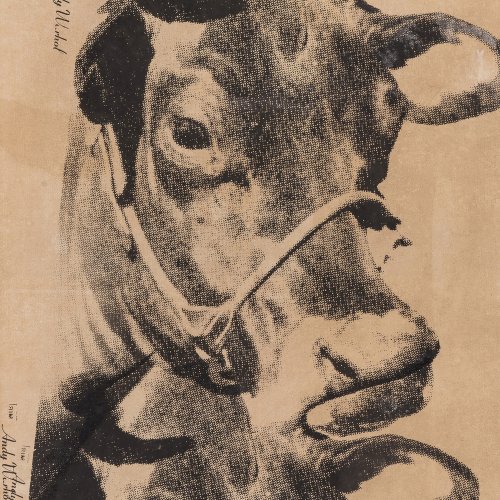 Wallpaper 'Cow'(Probedruck), wohl 1976/1978