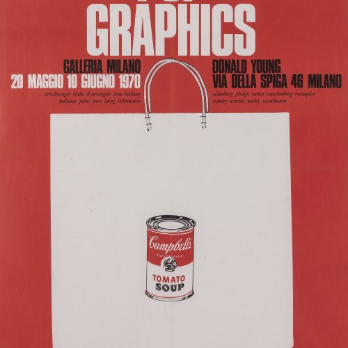 Poster 'Pop Graphics Galleria Milano', 1970