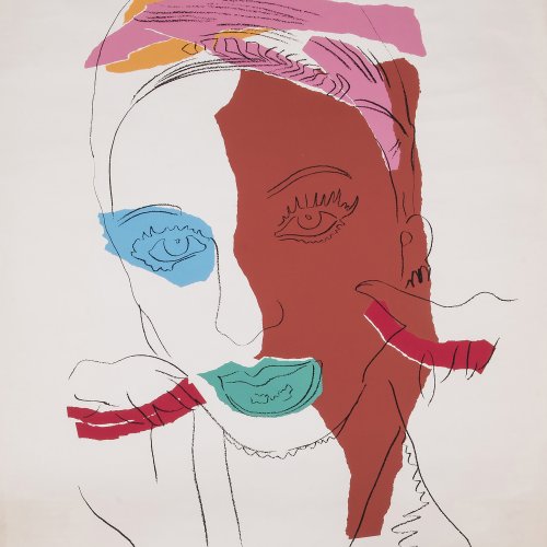 Signiertes Poster 'Andy Warhol - Comune di Ferrara - galleria Civica d´arte Moderna', 1975 