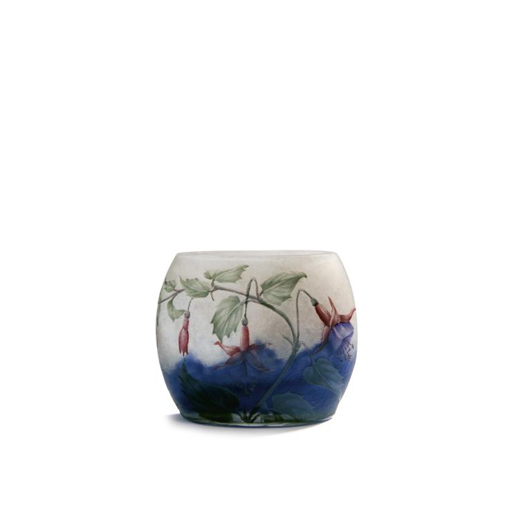 Hauptbild zu Objekt, 'Fuchsias' vase, 1905-10, Daum Fr&egrave;res, Nancy, 144B 99