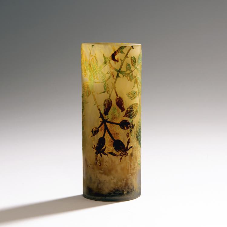 Hauptbild zu Objekt, Vase 'Baies de l'Eglantier', 1910-15, Daum Fr&egrave;res, Nancy, 144B 116