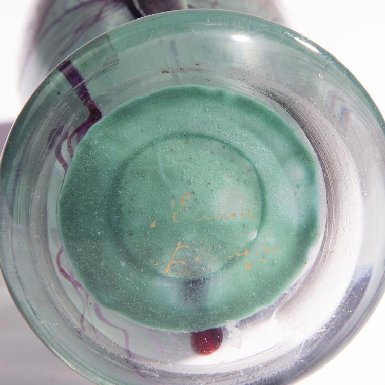 Bild 2 zu Objekt, 'Algues et Poissons' intercalaire vase, 1898, Daum Fr&egrave;res, Nancy, 144B 73