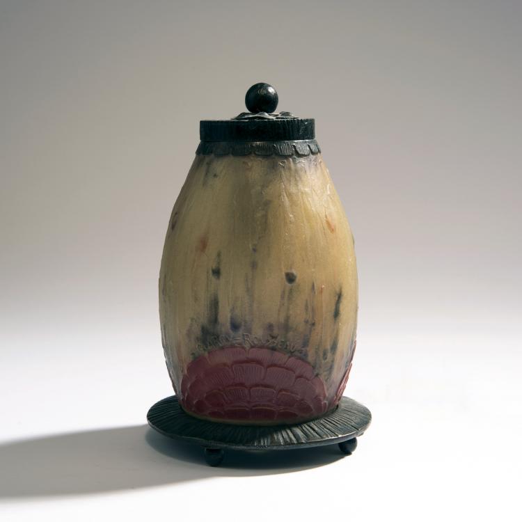 Hauptbild zu Objekt, 'Fleurs persanes' table lamp, c. 1923, Argy-Rousseau, Gabriel, Paris, 144B 67