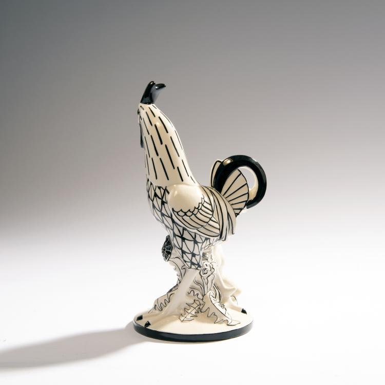 Bild 1 zu Objekt, Putto with rooster, c. 1909, Vereinigte Wiener und Gmundner Keramik, 144B 414