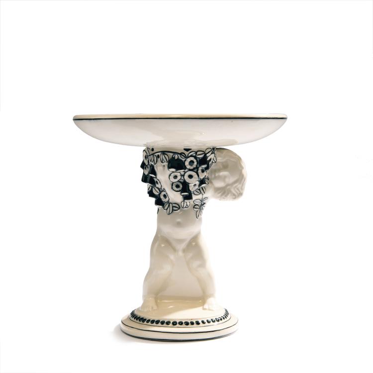 Hauptbild zu Objekt, Centrepiece, c. 1907, Vereinigte Wiener und Gmundner Keramik, 144B 412