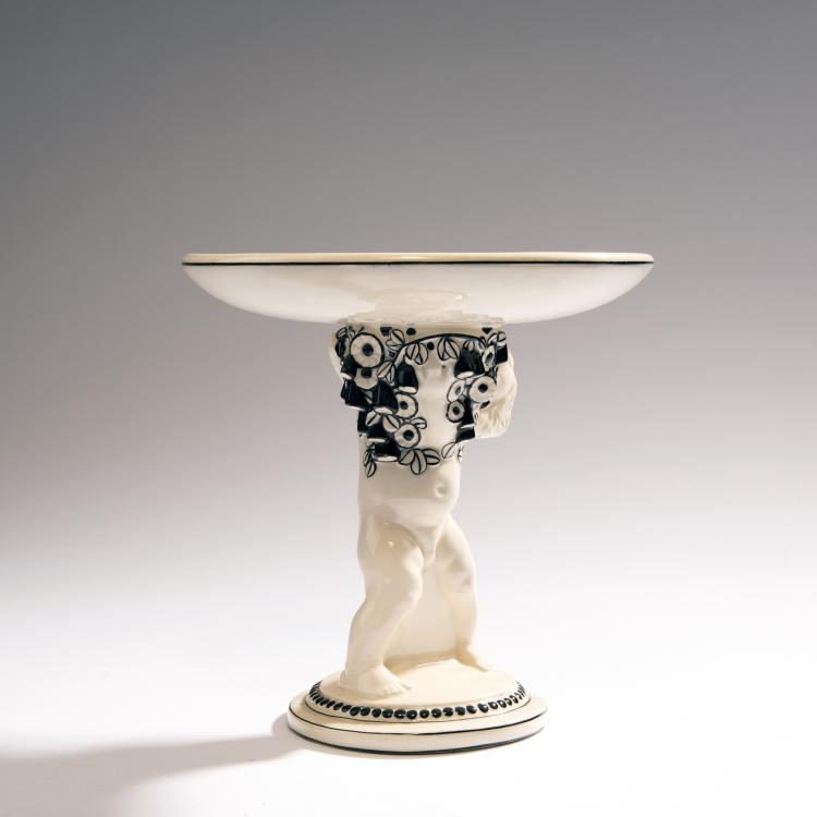 Bild 1 zu Objekt, Centrepiece, c. 1907, Vereinigte Wiener und Gmundner Keramik, 144B 412