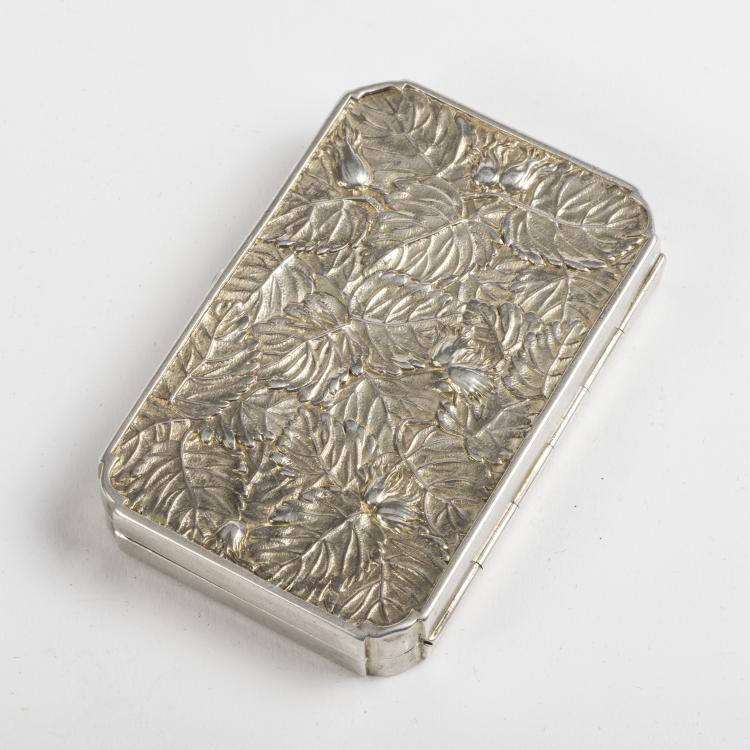 Bild 1 zu Objekt, Box with parakeets, c. 1920, Kuppenheim, Louis, Pforzheim, 144B 447