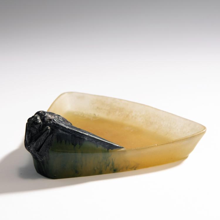 Bild 1 zu Objekt, Vide-poche 'Papillon de nuit', um 1920, Walter, Amalric, Nancy, 144B 229