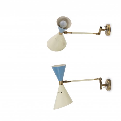 Two wall lights, c. 1955