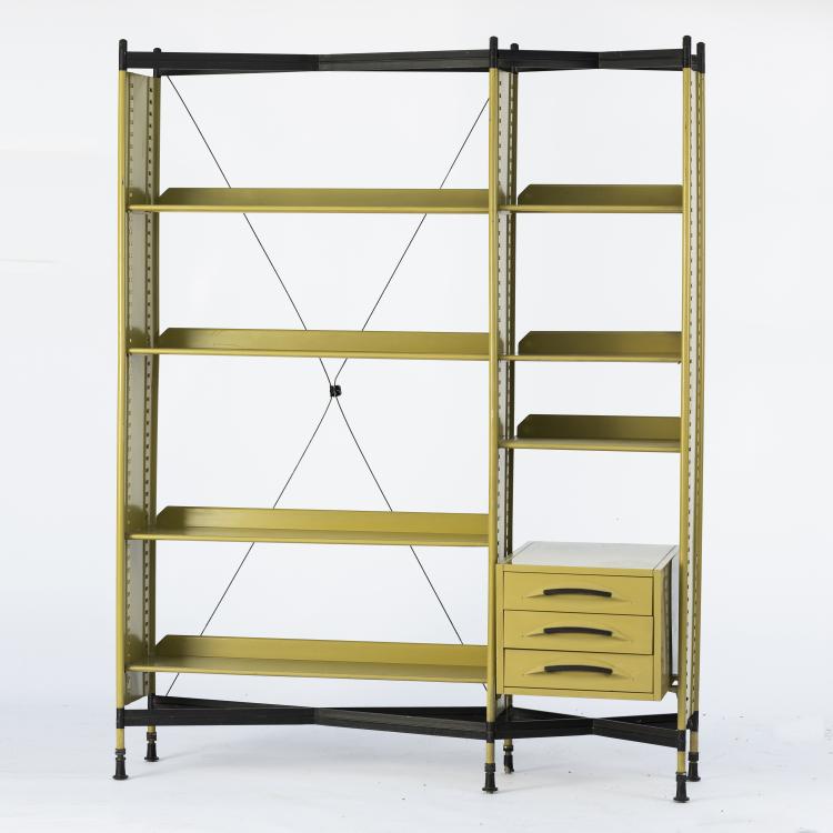 Bild 1 zu Objekt, 'Spazio' shelf, 1959, Olivetti, Ivrea, 145B 329