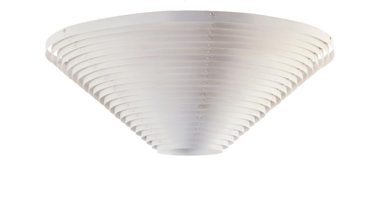 Hauptbild zu Objekt, 'A622B' ceiling light, 1953, Alvar Aalto, Valaisinpaja Oy, Finnland (zugeschrieben), 145B 273