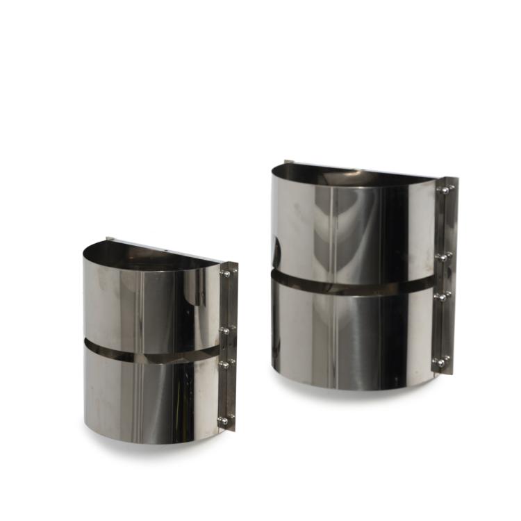 Hauptbild zu Objekt, Zwei Wandleuchten, um 1965, Minilumi Design, Italien, 145B 402