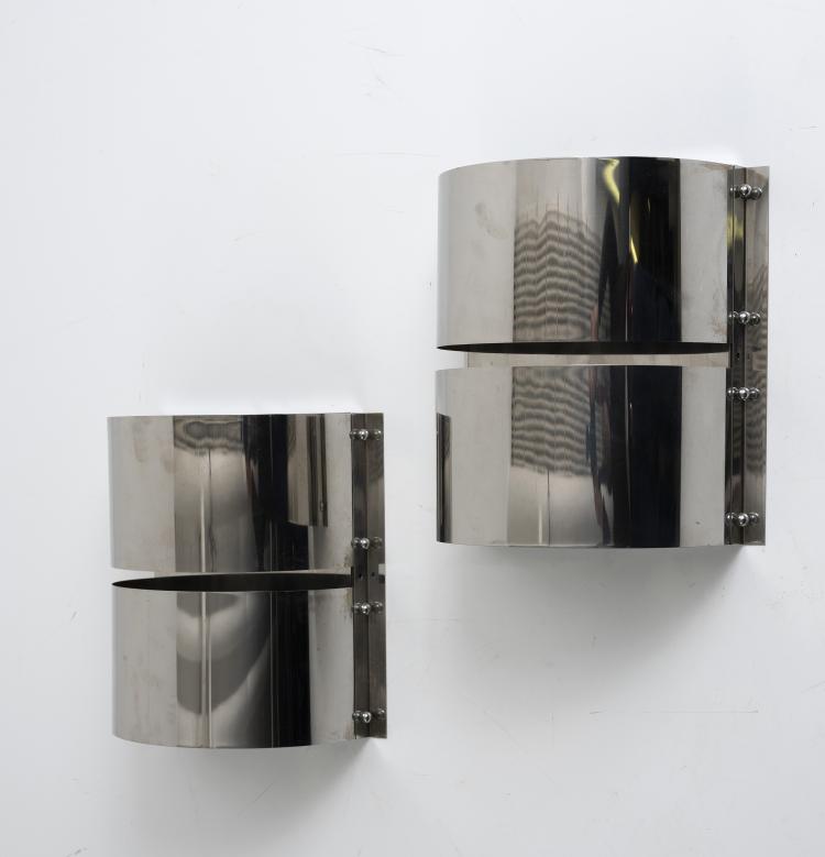 Bild 1 zu Objekt, Zwei Wandleuchten, um 1965, Minilumi Design, Italien, 145B 402