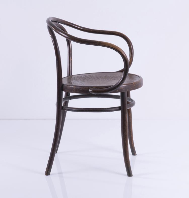 Bild 1 zu Objekt, Armlehnsessel '712' oder 'Corbusier Sessel', um 1902, Jacob & Josef Kohn, Wien, 145B 182