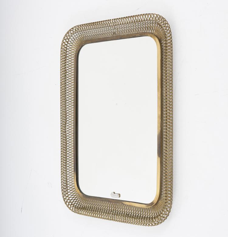 Hauptbild zu Objekt, Mirror, c. 1958, Vereinigte Werkst&auml;tten, M&uuml;nchen (zugeschrieben), 146C 543