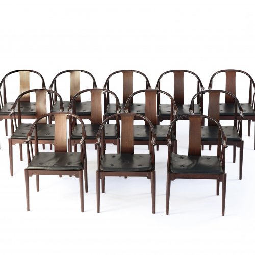 12 'China chair' armchairs, 1944