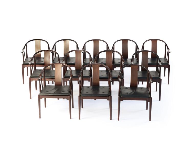 Hauptbild zu Objekt, 12 'China chair' armchairs, 1944, Hansen, Fritz, Allerod, 145B 228