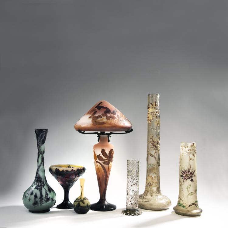 Bild 3 zu Objekt, Gro&szlig;e Stangenvase 'Tournesol', um 1895, Gall&eacute;, Emile, Nancy, 144B 152