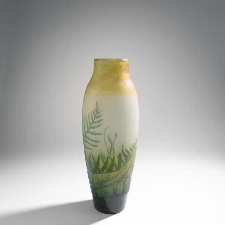 Bild 1 zu Objekt, Gro&szlig;e Vase 'Foug&egrave;res', 1905-08, Gall&eacute;, Etablissements, Nancy, 144B 166