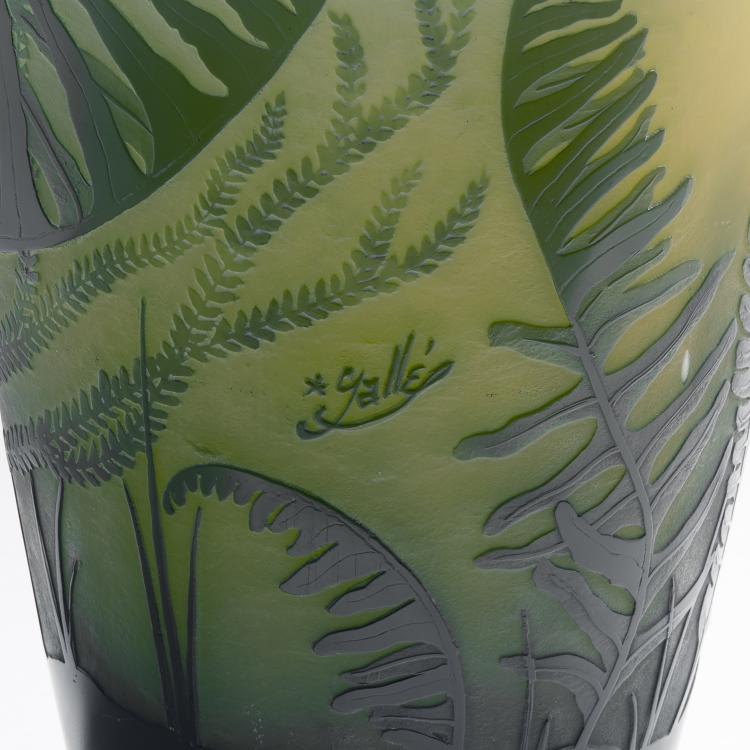 Bild 2 zu Objekt, Gro&szlig;e Vase 'Foug&egrave;res', 1905-08, Gall&eacute;, Etablissements, Nancy, 144B 166