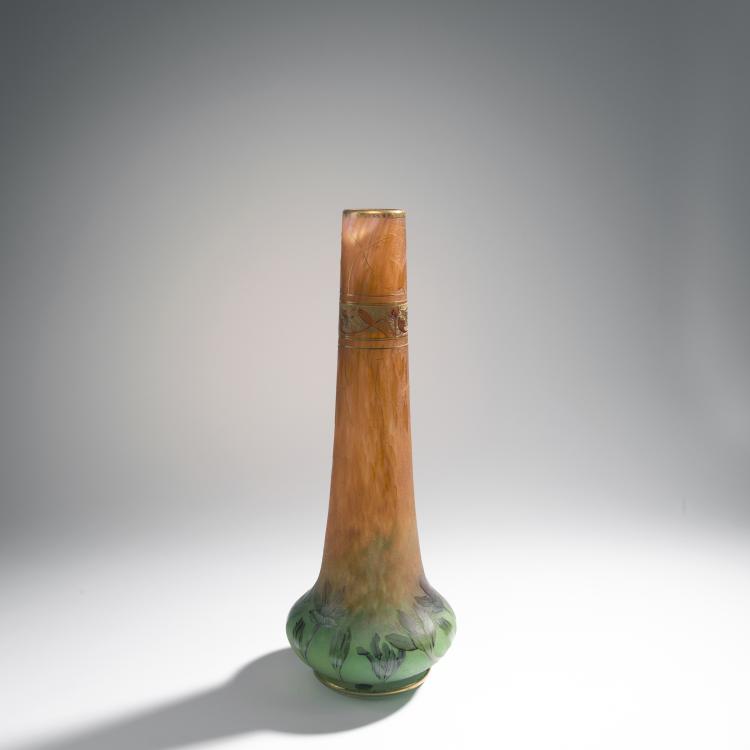 Bild 1 zu Objekt, 'Colchiques' vase, 1895-1900, Daum Fr&egrave;res, Nancy, 144B 72