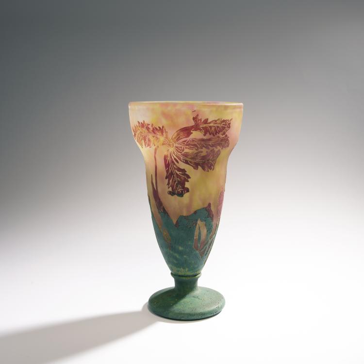 Bild 1 zu Objekt, Gro&szlig;e Vase 'Tulipes Perroquet', 1914-22, Daum Fr&egrave;res, Nancy, 144B 133
