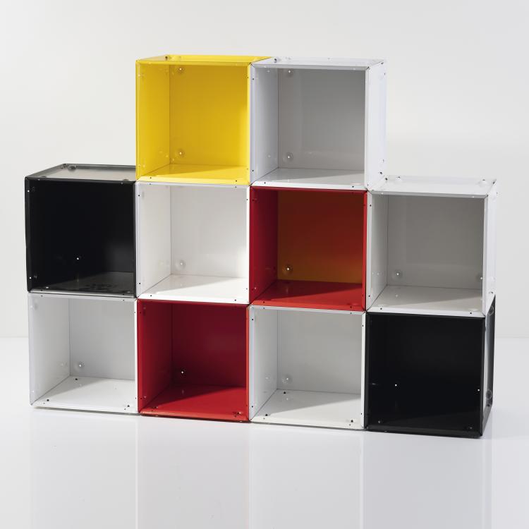 Hauptbild zu Objekt, Bookshelf 'Box', 1974, Martinelli Luce, Lucca, 145B 453