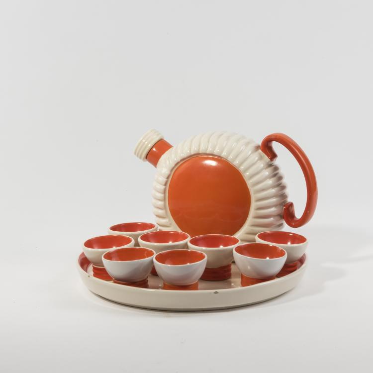 Bild 1 zu Objekt, Lik&ouml;rservice, 1940er Jahre, Pucci, Ceramiche, Umbertide; Rometti, Ceramiche, Umbertide;, 146B 165