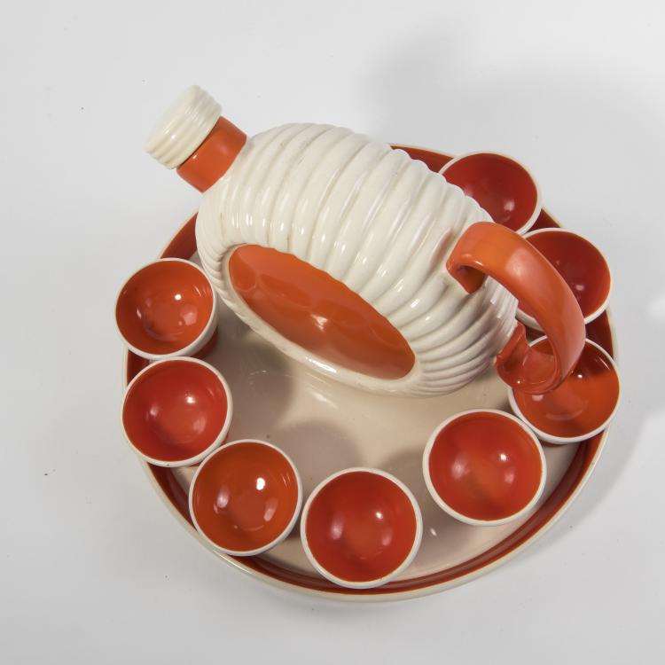 Bild 5 zu Objekt, Lik&ouml;rservice, 1940er Jahre, Pucci, Ceramiche, Umbertide; Rometti, Ceramiche, Umbertide;, 146B 165