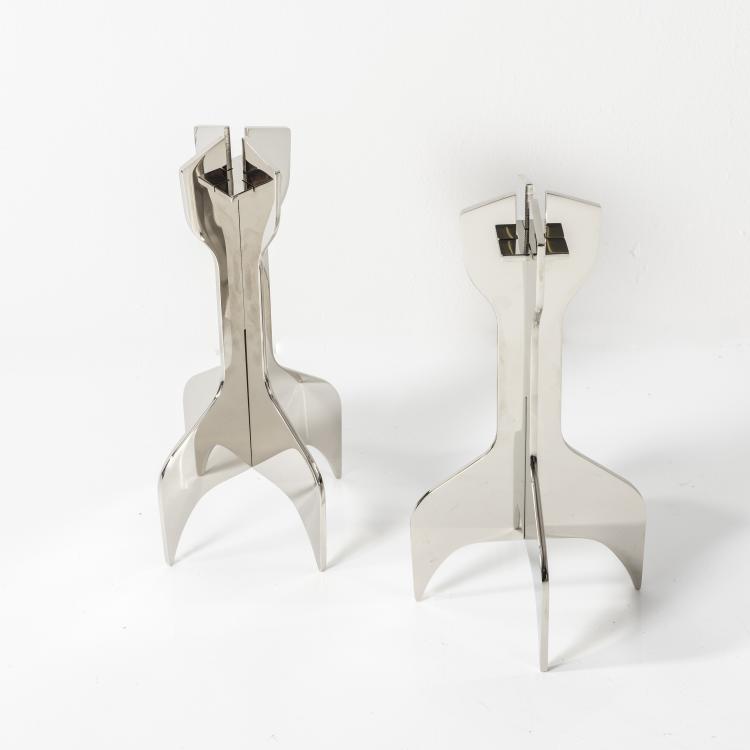 Bild 2 zu Objekt, Zwei Kerzenleuchter, um 1961, Gavina, Mailand, 145A 158