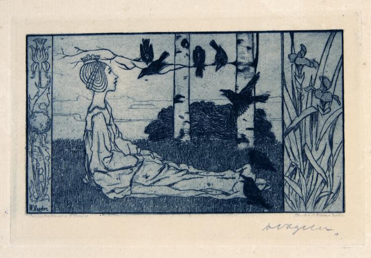 Hauptbild zu Objekt, 'Die sieben Raben', 1895, 144B 566