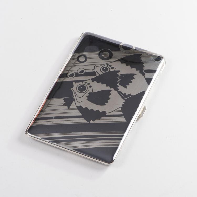 Hauptbild zu Objekt, Cigarette case, 1920s, Sandoz, G&eacute;rard, Paris, 144C 86