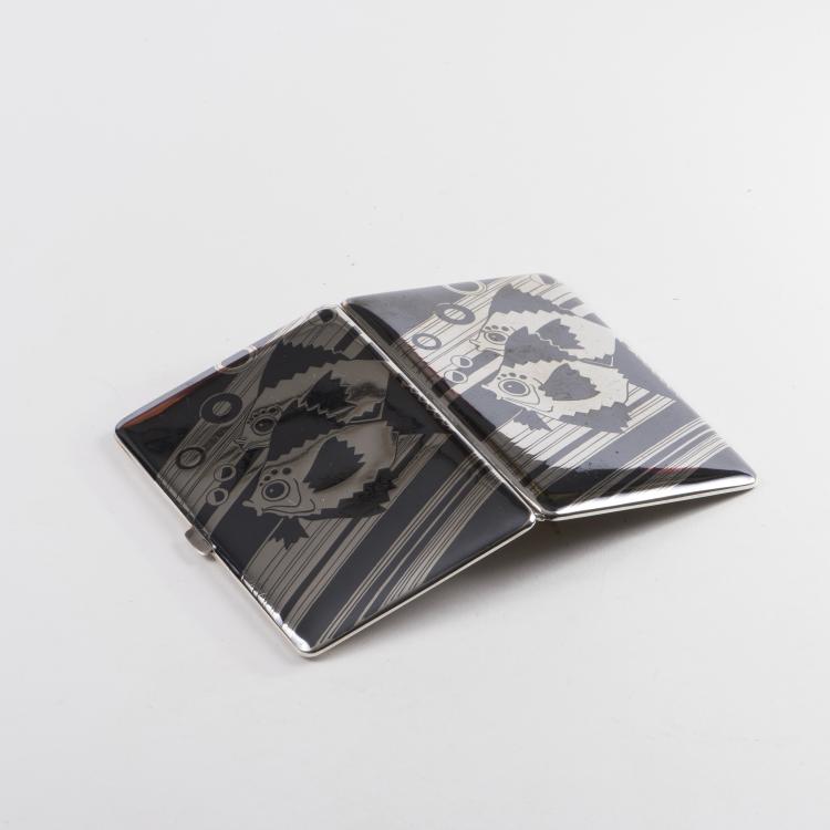 Bild 1 zu Objekt, Cigarette case, 1920s, Sandoz, G&eacute;rard, Paris, 144C 86