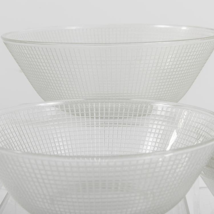 Bild 1 zu Objekt, Schalenset 'Greifswald', 1938/39, Vereinigte Lausitzer Glaswerke, Wei&szlig;wasser (zugeschrieben), 145A 133