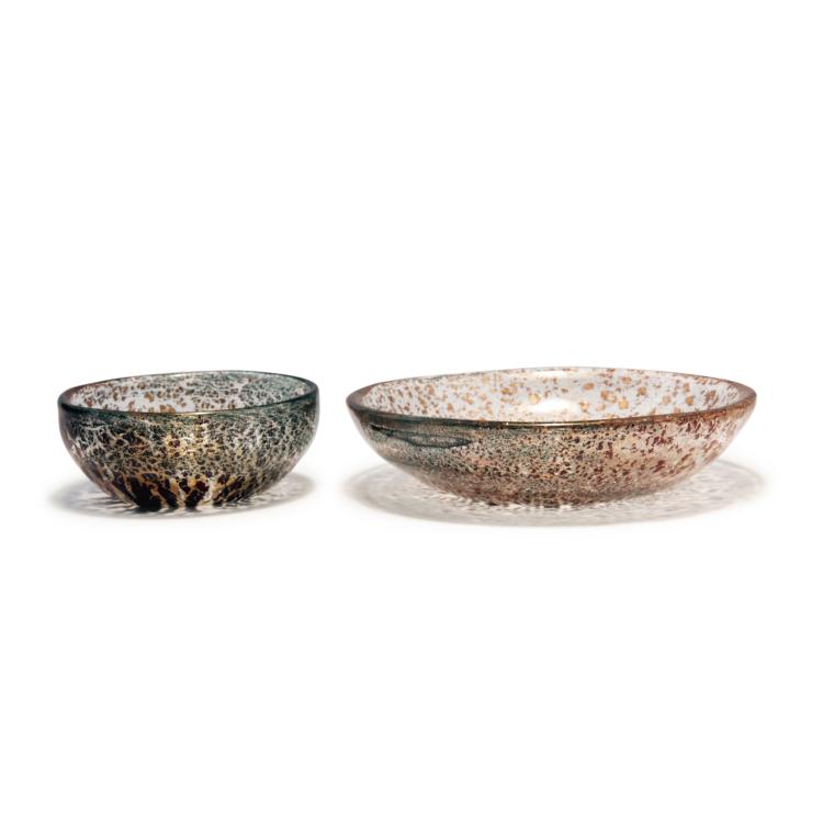 Hauptbild zu Objekt, Two 'Porpora' bowls, 1959, Ercole Barovier, Barovier & Toso, Murano, 146D 790
