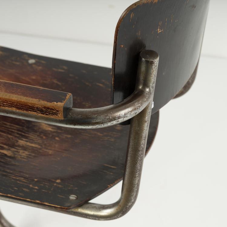 Bild 6 zu Objekt, Armlehnstuhl 'B 43/F', um 1933, Thonet, Frankenberg, 145A 106