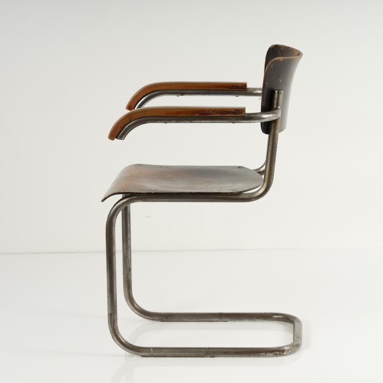 Bild 7 zu Objekt, Armlehnstuhl 'B 43/F', um 1933, Thonet, Frankenberg, 145A 106