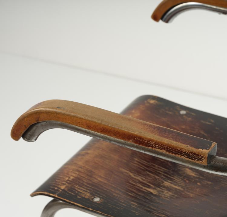 Bild 8 zu Objekt, Armlehnstuhl 'B 43/F', um 1933, Thonet, Frankenberg, 145A 106
