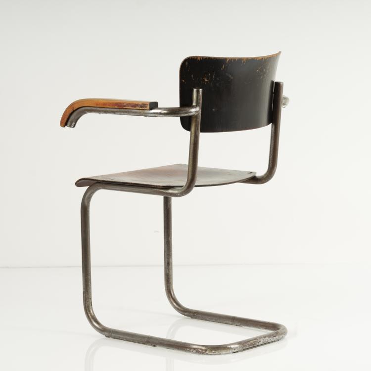 Bild 9 zu Objekt, Armlehnstuhl 'B 43/F', um 1933, Thonet, Frankenberg, 145A 106