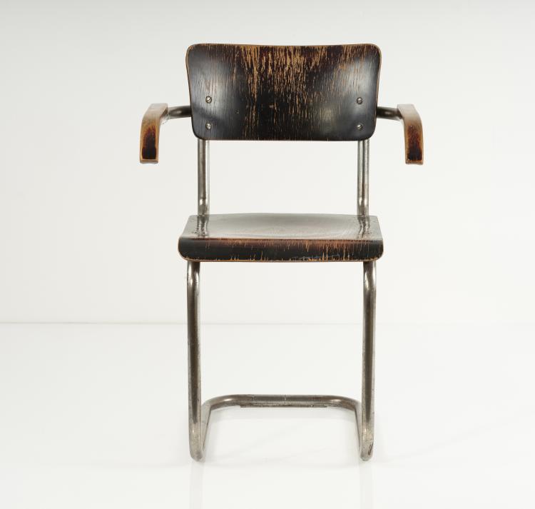Bild 11 zu Objekt, Armlehnstuhl 'B 43/F', um 1933, Thonet, Frankenberg, 145A 106