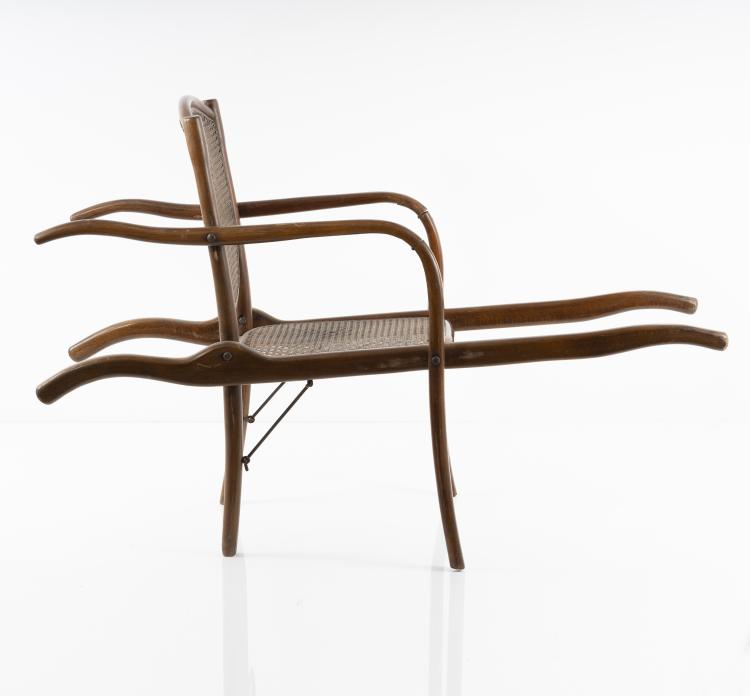 Hauptbild zu Objekt, Stretcher chair, 1890s, Thonet, Wien, 144B 554
