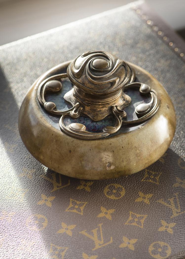 Bild 1 zu Objekt, Inkwell, around 1900, Dalpayrat, Pierre Adrien, Bourg-la-Reine, 144C 76